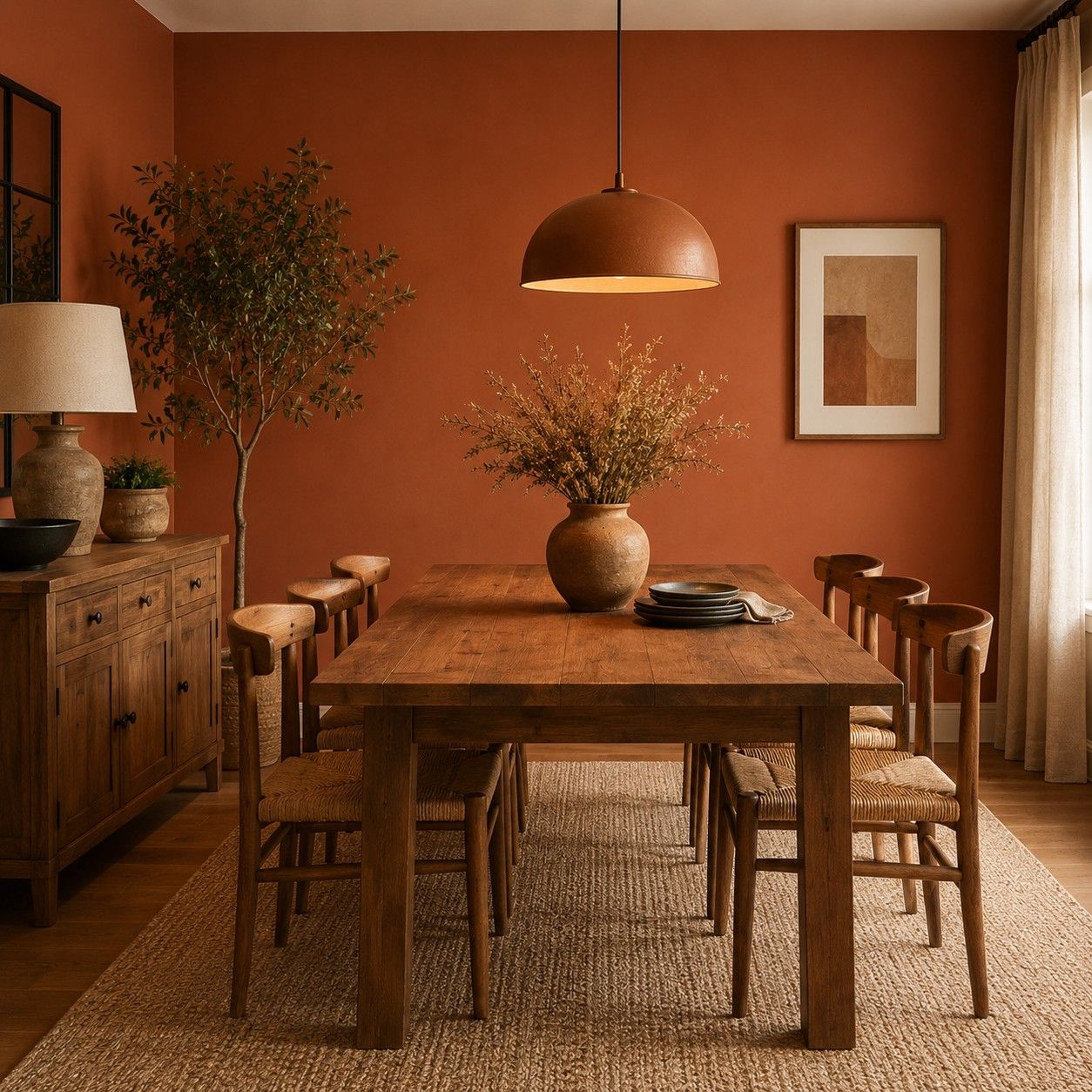 Terracotta Dining Room